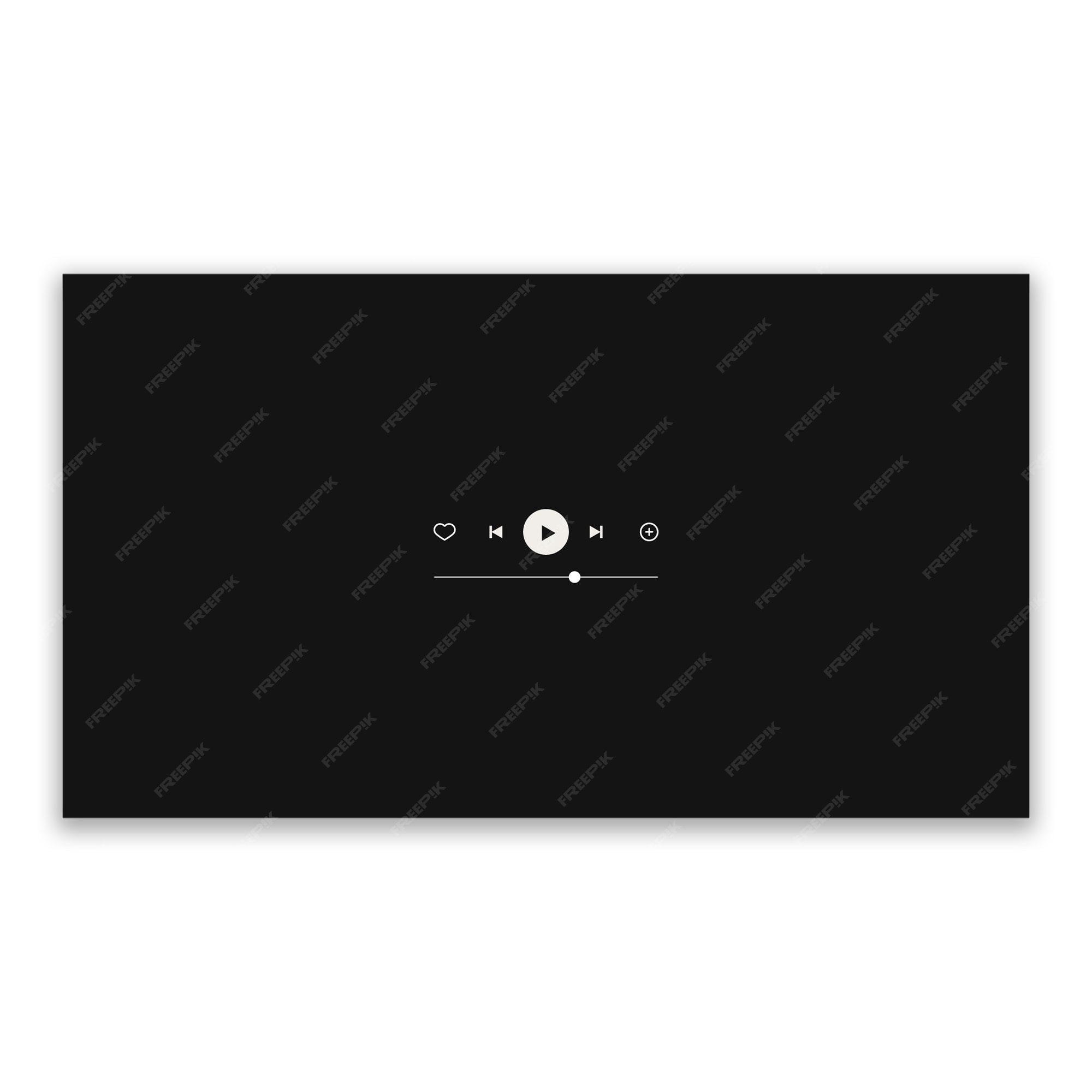 Free Vector | Minimalist dark desktop wallpaper