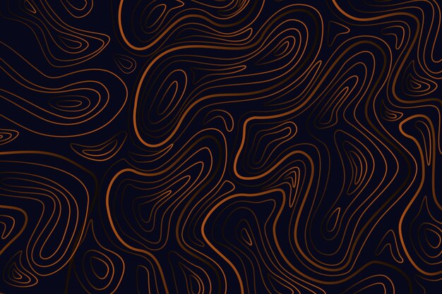 Minimalist dark topographic map background