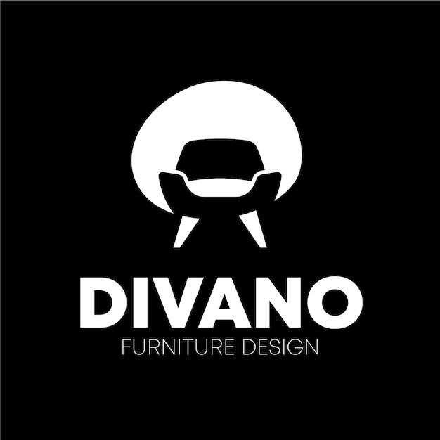 Минималистичный дизайн логотипа мебели
