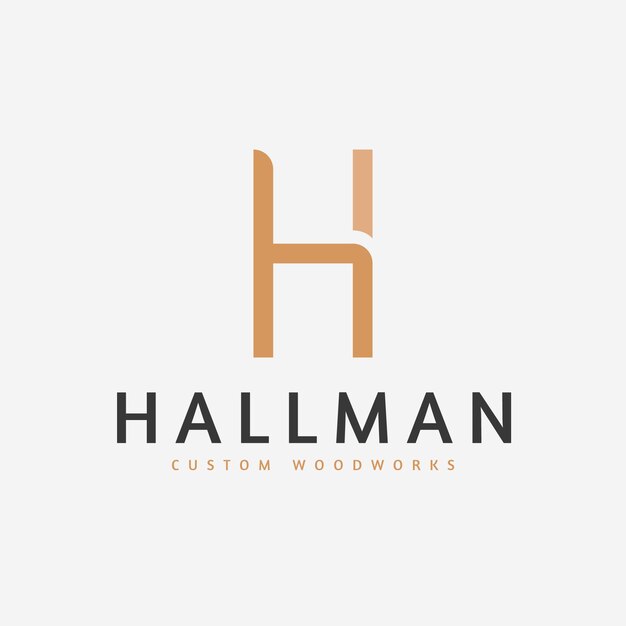 Minimalist furniture logo