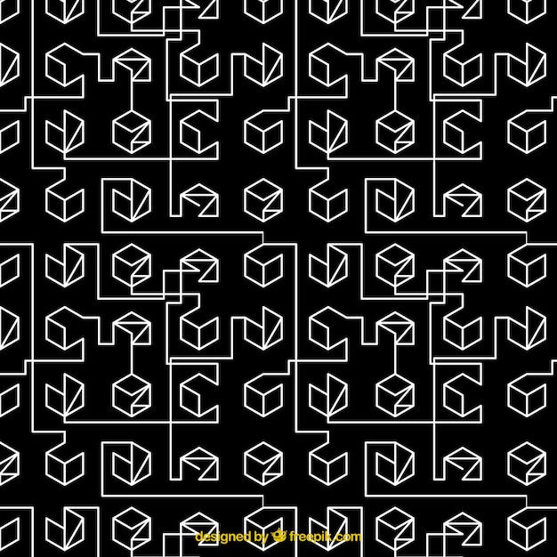 Free vector minimalist geometric pattern