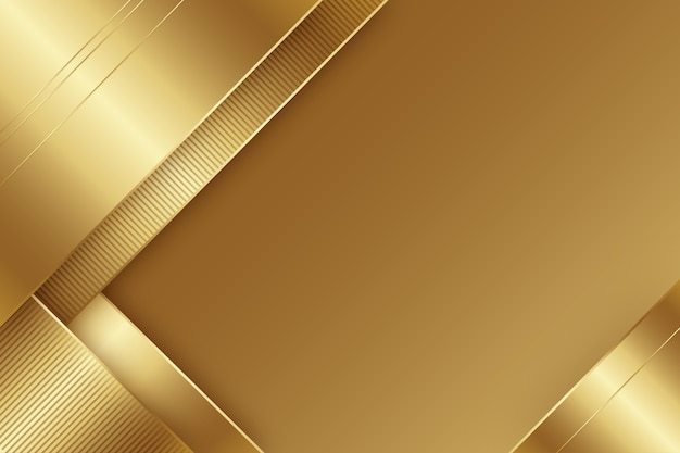 Free vector minimalist gold luxury background