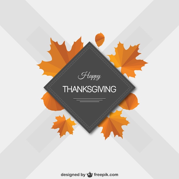 Minimalist happy thanksgiving vector