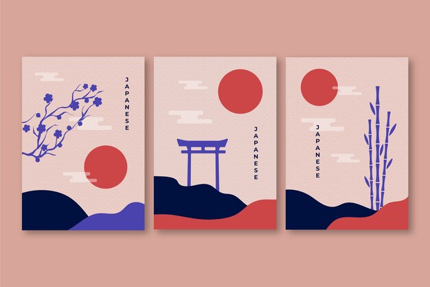 Minimalist japanese cover collection