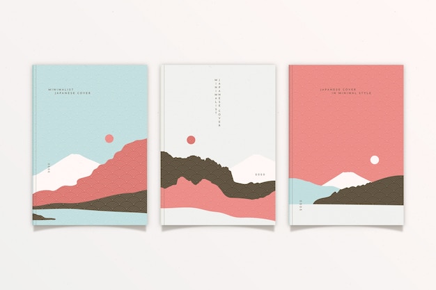 Minimalist japanese cover collection