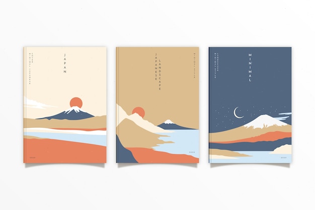 Minimalist japanese cover collection