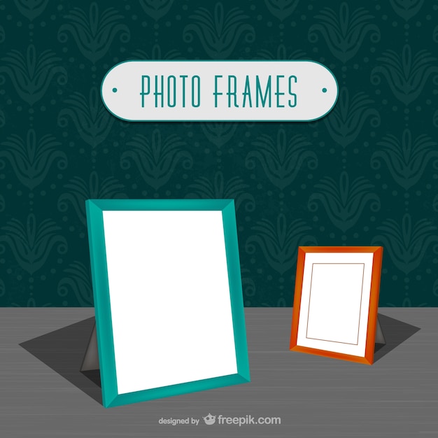 Free vector minimalist photo frames