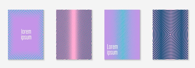 Minimalist trendy cover with line geometric elements and shapes