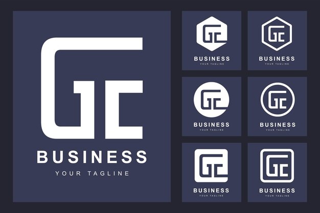 Premium Vector Initials E G H M O S T V Z Logo Template With A Black Style Color For The Company