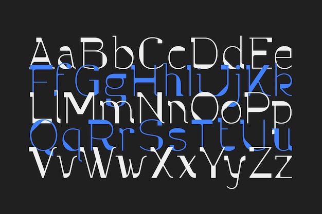 최소한의 현대 글꼴 세트