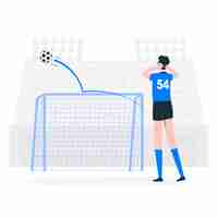 Free vector missed chances concept illustration