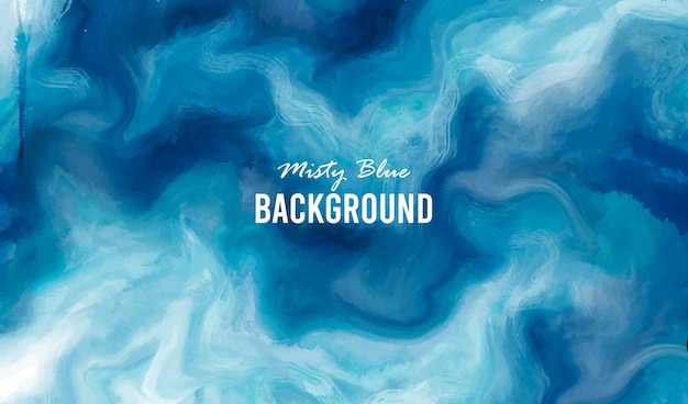 Free vector misty blue background