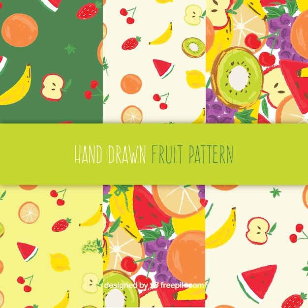 Mix fruit pattern collection