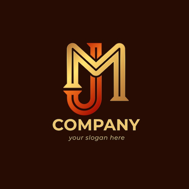 Mj logo template