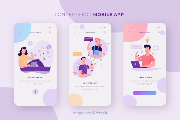 Mobile app concept