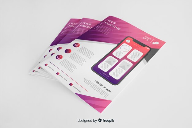 mobile app flyer