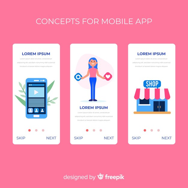 Mobile app template