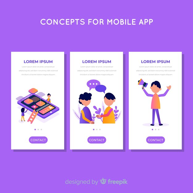 Mobile app template