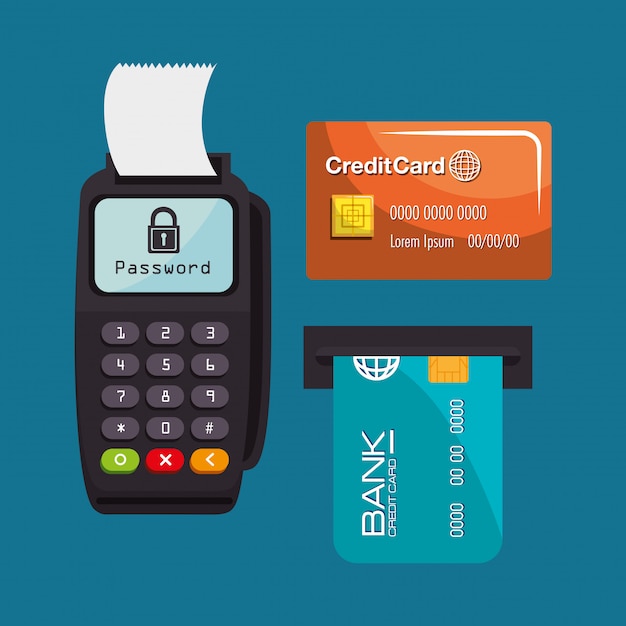 Бесплатное векторное изображение Мобильный банкинг