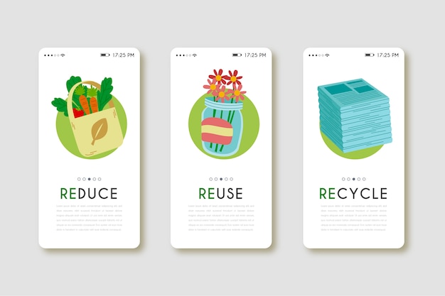 再利用製品向けの携帯電話アプリ