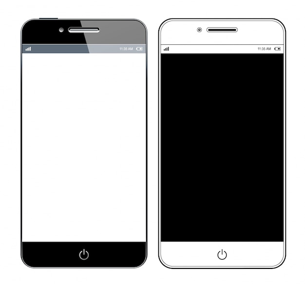 Free vector mobile phone design