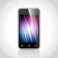 Free vector mobile phone screen design