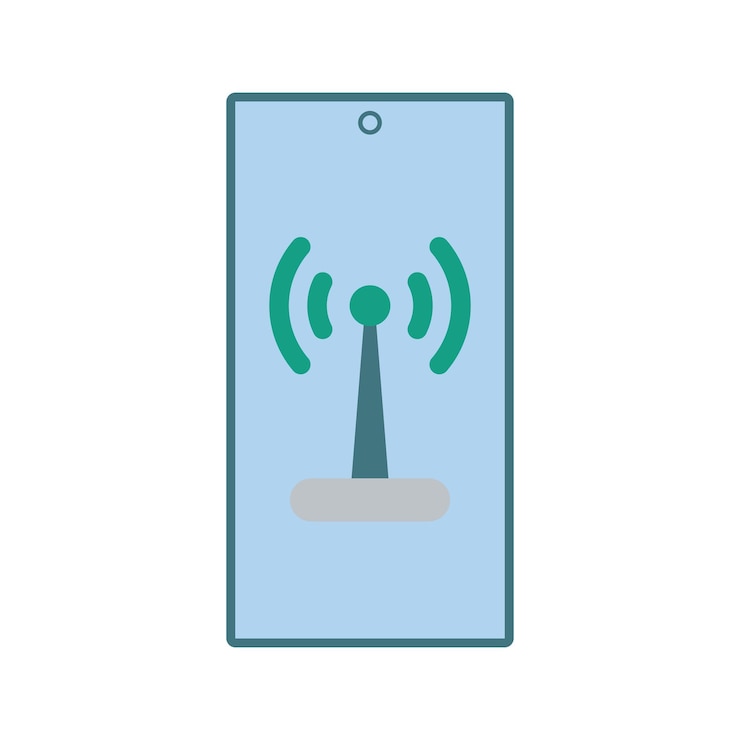 Free Vector mobile signal icon