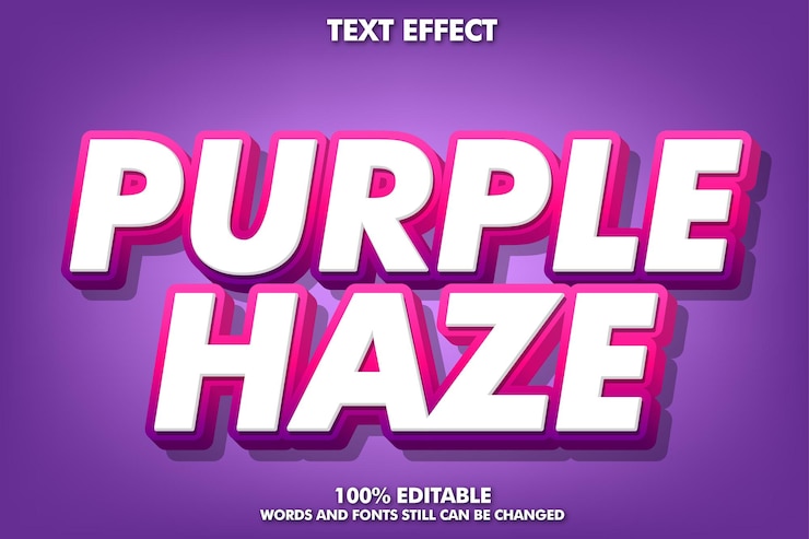 Free Vector modern 3d editable text effect