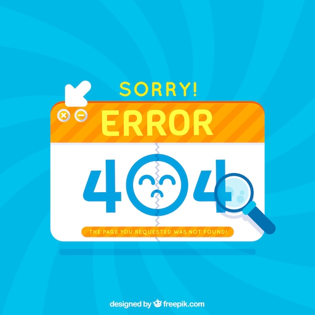 Modern 404 error concept