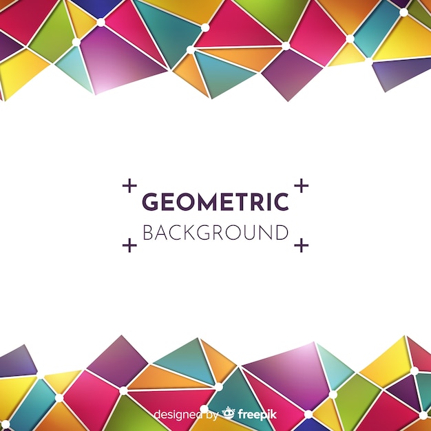 Free vector modern abstract background with geometric shapes