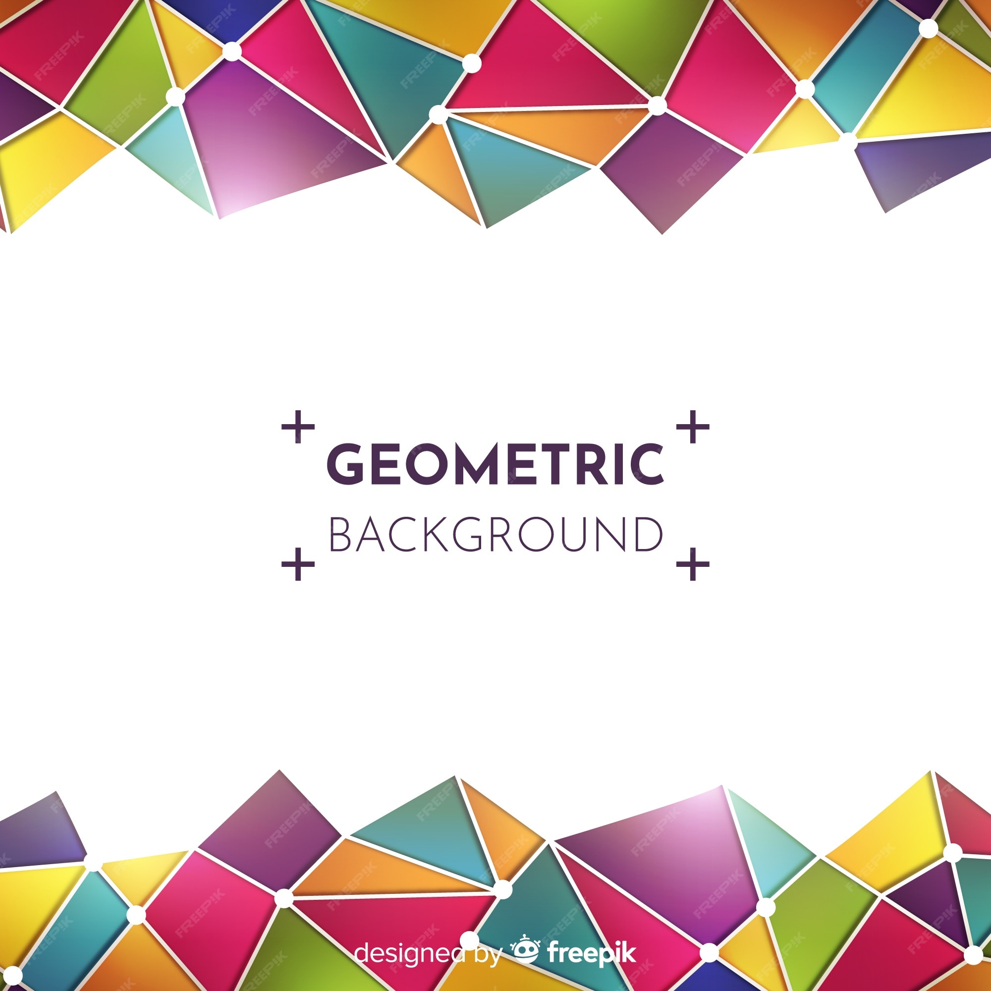 Free Vector | Modern abstract background with geometric shapes