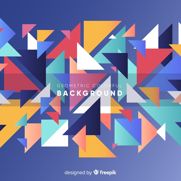 Modern abstract background with geometric shapes