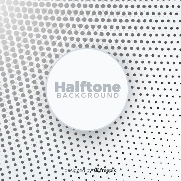 Free vector modern abstract background with halftone style