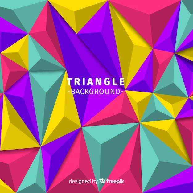 Modern abstract background with triangles