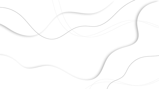 Современный абстрактный фон с элементом волны и белый цвет