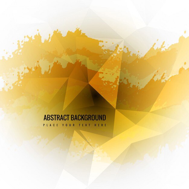 Free vector modern abstract background in yellow tones