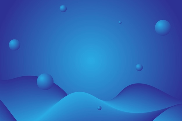 Modern abstract blue wave background.