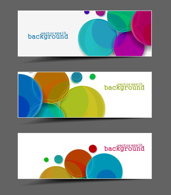 modern abstract business banner template
