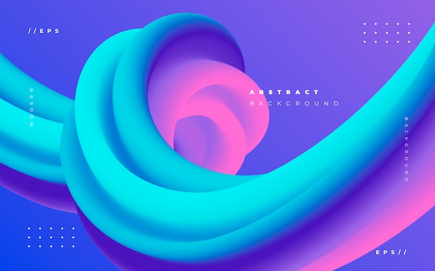 Modern Abstract Fluid Background