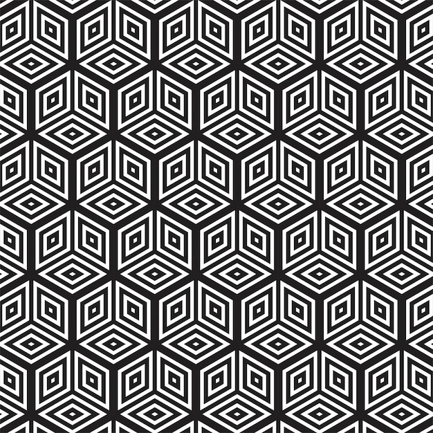 モダンな抽象的な幾何学的なシームレスパターン