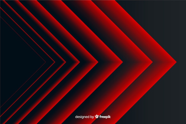 Free Vector modern abstract red pointy lines geometric background