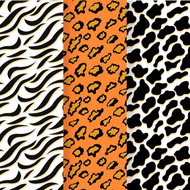 Modern animal print pattern collection