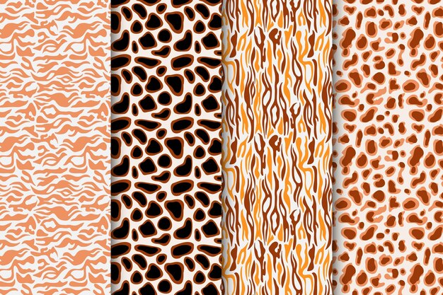 Modern animal print pattern collection