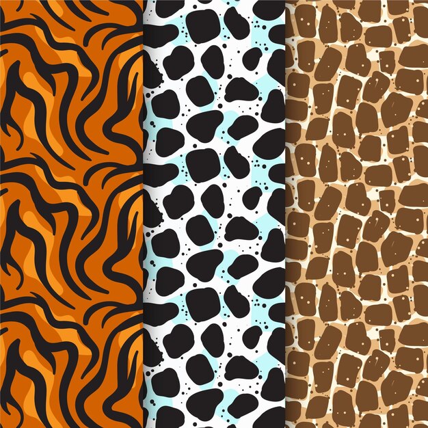 Modern animal print pattern collection