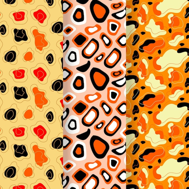 Modern animal print pattern pack