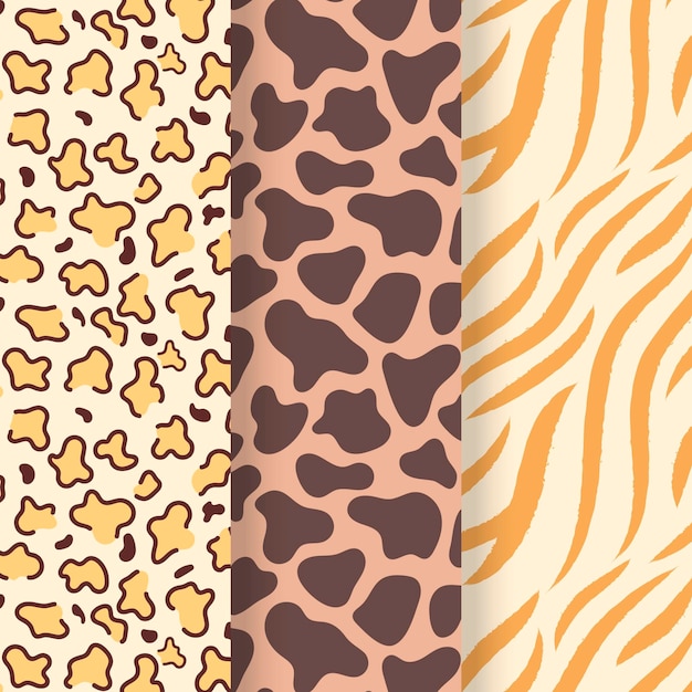 Free vector modern animal print pattern