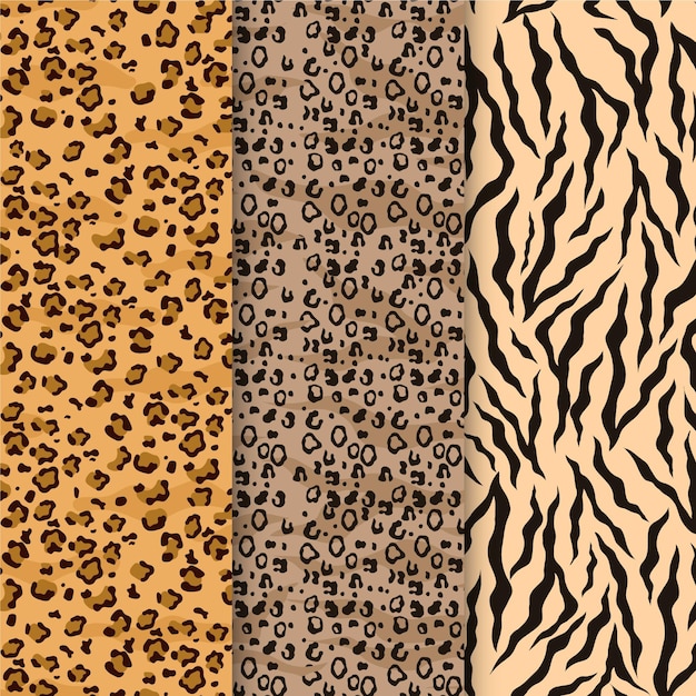 Animal fur skin pattern zoo print. Hyena leopard cheetah like big cat  vector background isolated on square template wallpaper. Simple flat wild  life backdrop drawing for paper or textile scarf prints. 20251951