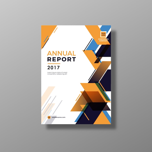 Современный дизайн ежегодного отчета