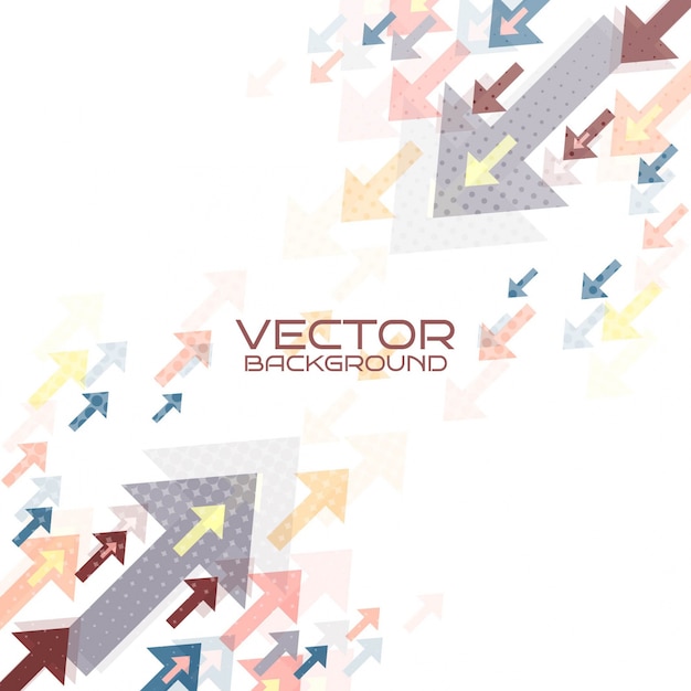 Free vector modern arrow background