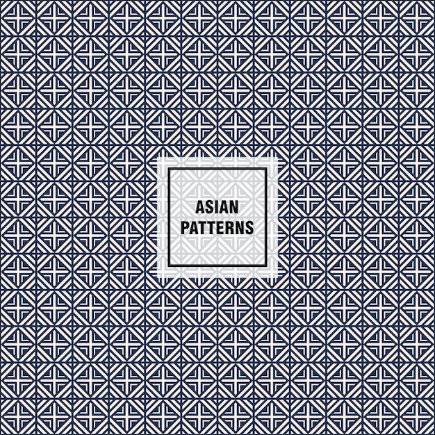 Free vector modern asian pattern